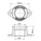 SP武川 キャブレターインシュレーター/ケーヒンPE28　補修部品　品番：00-03-0211