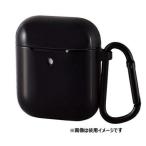 ELECOM エレコム 無線充電AirPods対応 タフスリムケース(カラビナ付) ブラック AVA-APTSBK
