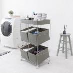 HAGIHARA Hagi . прачечная стирка корзина с роликами .RAN-2426GY серый (1706702)