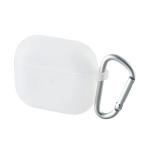 ELECOM エレコム AirPods 第3世代対応アクセサリ シリコンケース カラビナ付き クリア AVA-AP3SCCR