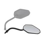 KIJIMA キジマ 必ず購入前に仕様をご確認下さい ミラー HEPT R M8 ブラック (203-8086)