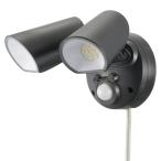 OHM オーム電機 防犯センサーライト(2000 lm/昼光色LED/20W/コード長3m/保護等級IP44) LS-A200A2