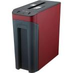 ナカバヤシ NSE-703WR 電動シュレッダー マイクロカット 最大幅:A4 最大枚数:10枚以下 5L〜10L CD可 レッド