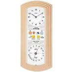 エンペックス (EMPEX) エンペックス気象計 温度湿度計 ウェザーパルEX 天気予報機能付き 壁掛け用 日本製 シャンパンゴールド BW-5267