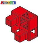 ARTEC アーテックブロック ハーフB 8PCSセット赤