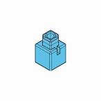 ARTEC Artecブロック ミニ四角 20P 水