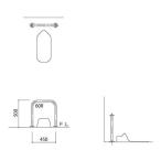  высокий logic безбарьерная рука . японский стиль для туалета стандарт брать 32mm волосы линия 