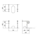  высокий logic безбарьерная рука . японский стиль для туалета стандарт брать 34mm волосы линия 