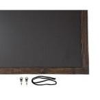 光(Hikari) MBD961 木製両面ブラックボード茶600×900mm