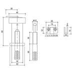 エイト ミニラ戸当90FC306AG