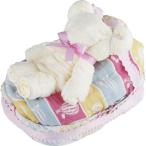 おむつdeケーキ ベビーベッド ピンク ANY22NEWBABYBED