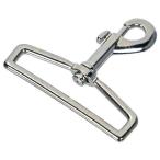 TRUSCO トラスコ中山 ニッケルメッキ スイベルベルトナスカン 53mm ベルト幅50mm (SEB50 3100)