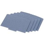 カール事務器(CARL) カール 名刺仕切り板 A002(5枚入/ブルー) (BCSA002 2271)