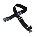 藤井電工 TSUYORON 墜落制止用器具 胴ベルト ワンタッチバックル ブラック M寸 TUB-SOTN-BLK-M-BP