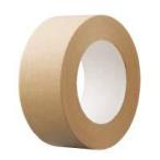 カウネット クラフトテープ 重ね貼り可 茶 1巻