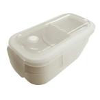 アスベル 弁当箱 ランチボックス 1段 スリム レンジ・食洗器対応 汁漏れ防止 冷凍可能 2段 ランタス WTL-600 Ag抗菌 ...
