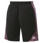 YONEX ヨネックス メンズニットハーフパンツ (15188) 色 : ブラック サイズ : O