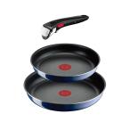 Tfal ティファール T-fal フライパン 22cm 26cm ハンドル セット インジニオ・ネオ ロイヤルブルー・インテンス セット3
