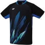 YONEX ヨネックス メンズゲームシャツ(フィットスタイル) (10668) 色 : ブラック サイズ : SS