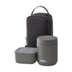 サーモス(THERMOS) JEE-800 シンクウダンネツスープランチセット ダークグレー