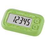 ショッピング万歩計 山佐時計計器 ヤマサ ポケット万歩計 らくらく万歩 EX-200G エコグリーン