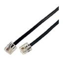 ナカバヤシ ミヨシ MCO 電話機用6極4芯モジュラーコード 3m ブラック TC-403BK