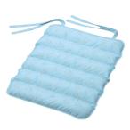 日本エンゼル 通気ビーズクッション 車いす用 ブルー 縦５２ｃｍ×横４２ｃｍ×厚さ４．５ｃｍ (１６２５)