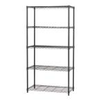 エイ・アイ・エス AIS ネーロ スチールラック5段9018 NERO-9018 BK