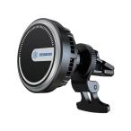 ADTEC アドテック ワイヤレス充電器/Magsafeマグネット式/車載用/ゲーミング用/15W ACWPD-V015M-BK