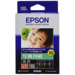 ショッピングエプソン EPSON エプソン 写真用紙 光沢 (L判/100枚)(KL100PSKR)