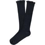 日本エンゼル 超のびのびくつ下　ハイソックスタイプ ブラック フリー (Ｒ−９９１)