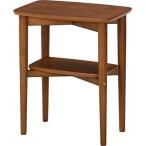 不二貿易 サイドテーブル ノルン スクエア 幅45×奥行35cm ダークブラウン 96476　北海道、沖縄、離島配送不可