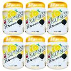  черный let's уголь свежий лимон мята бутылка жевательная резинка 112g 6 шт. комплект лимон 