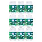  Lotte жевательная резинка с ксилитом lime мята mega бутылка 290g 9 шт. комплект бутылка жевательная резинка большая вместимость зеленый. бутылка 