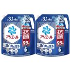 ショッピング洗濯洗剤 アリエール 洗濯洗剤 超抗菌プレミアム 漂白剤級洗浄 詰め替え 2210g つめかえ用 大容量 2個セット