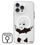 iPhone17e кейс MagSafe соответствует iphone17 16e 16 15 14 13 12 11 10 7 se plus pro max кейс магнит банк si-Banksy ружье . иметь Panda 