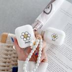airpods pro ケース 韓国 第2世代 ケース airpods ケース airpods 第3世代 ケース エアポッズプロ ケース TPU フラワー スマイル ニコ チャーム
