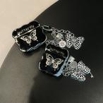 ショッピングairpods proケース airpods pro ケース 韓国 第2世代 ケース airpods ケース airpods 第3世代 ケース TPU 蝶々 チャーム シルバー