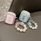 airpods pro кейс Корея no. 2 поколение кейс airpods кейс airpods no. 3 поколение кейс TPU Logo wave жемчуг очарование 