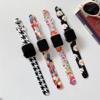 apple watch iwatch Apple часы series 1 2 3 6 5 4 SE 38mm 40mm 42mm 44mm ремень частота цветок тысяч птица рисунок модный TPU Корея симпатичный взрослый симпатичный модный 