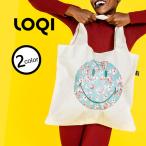 Yahoo! Yahoo!ショッピング(ヤフー ショッピング)LOQI ローキー エコバッグ SMILEY Blossom Bag  メール便で送料無料