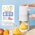Otona 手動ふわふわとろ雪かき氷器 ライトグレー セット ドウシシャ