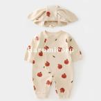  младенец детский комбинезон весна осень-зима длинный рукав боковой открытый хлопок теплый девочка мужчина baby детский комбинезон комбинезон baby модный новорожденный одежда детская одежда салон одежда 