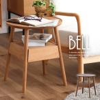 丸テーブル サイドテーブル 天然木 丸 丸形 おしゃれ 無垢 円型 コンパクト ソファ 引き出し付き