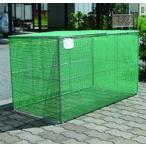 [エリア限定送料無料] カンエツ サビに強いステンレス枠 折り畳み式ごみ収集ボックス K-120ST