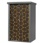 タカヤマ物置 ディープシリーズ TJS-0915AN-D 幅950×奥行820×高さ1500mm 扉アニマル柄 ダークブラウン  お客様組立