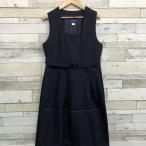 【新品未使用】アウトレット品 在庫限り Campusmate 20本ひだ  夏用ジャンパースカート 紺 ウール30％ 丸洗いOK 中学生 高校生