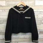  разряд C матроска 170A ELLE чёрный тонкий Silhouette стрейч шерсть 50% верхняя одежда ученик неполной средней школы ученик старшей школы женщина форма б/у школьная форма б/у форма 