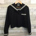  разряд B матроска 165A ELLE чёрный тонкий Silhouette стрейч шерсть 50% верхняя одежда ученик неполной средней школы ученик старшей школы женщина форма б/у школьная форма б/у форма 