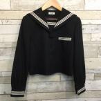  разряд B матроска 160A ELLE чёрный тонкий Silhouette стрейч шерсть 50% верхняя одежда ученик неполной средней школы ученик старшей школы женщина форма б/у школьная форма б/у форма 